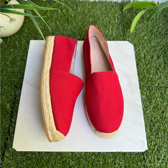 Stuart Weitzman Nugal Espadrille Flats Size Womens 8
Slip On Red - Picture 8 of 9